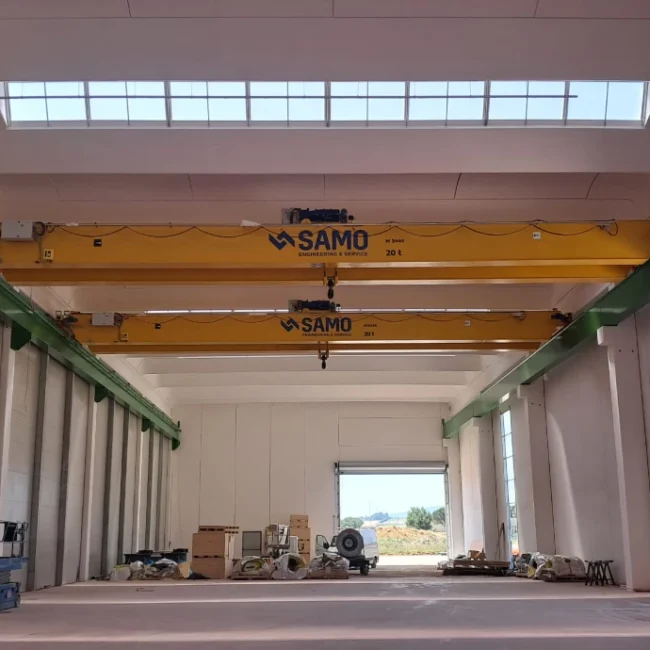 Installazione di Gru Bitrave Samo Pergola
