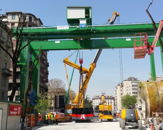 Gru a cavalletto Samo Pergola