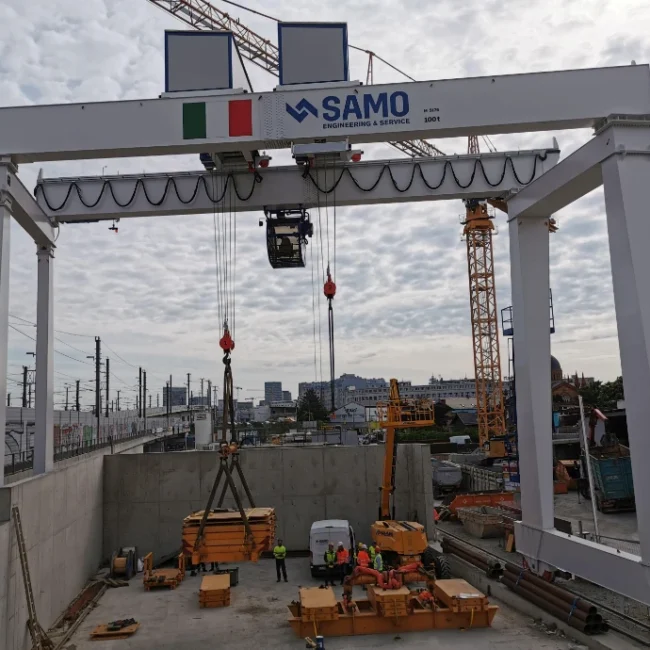 Gru a cavalletto Samo Pergola